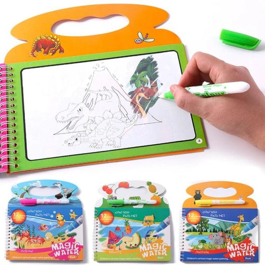 Water Paint Book Reusable Drawing