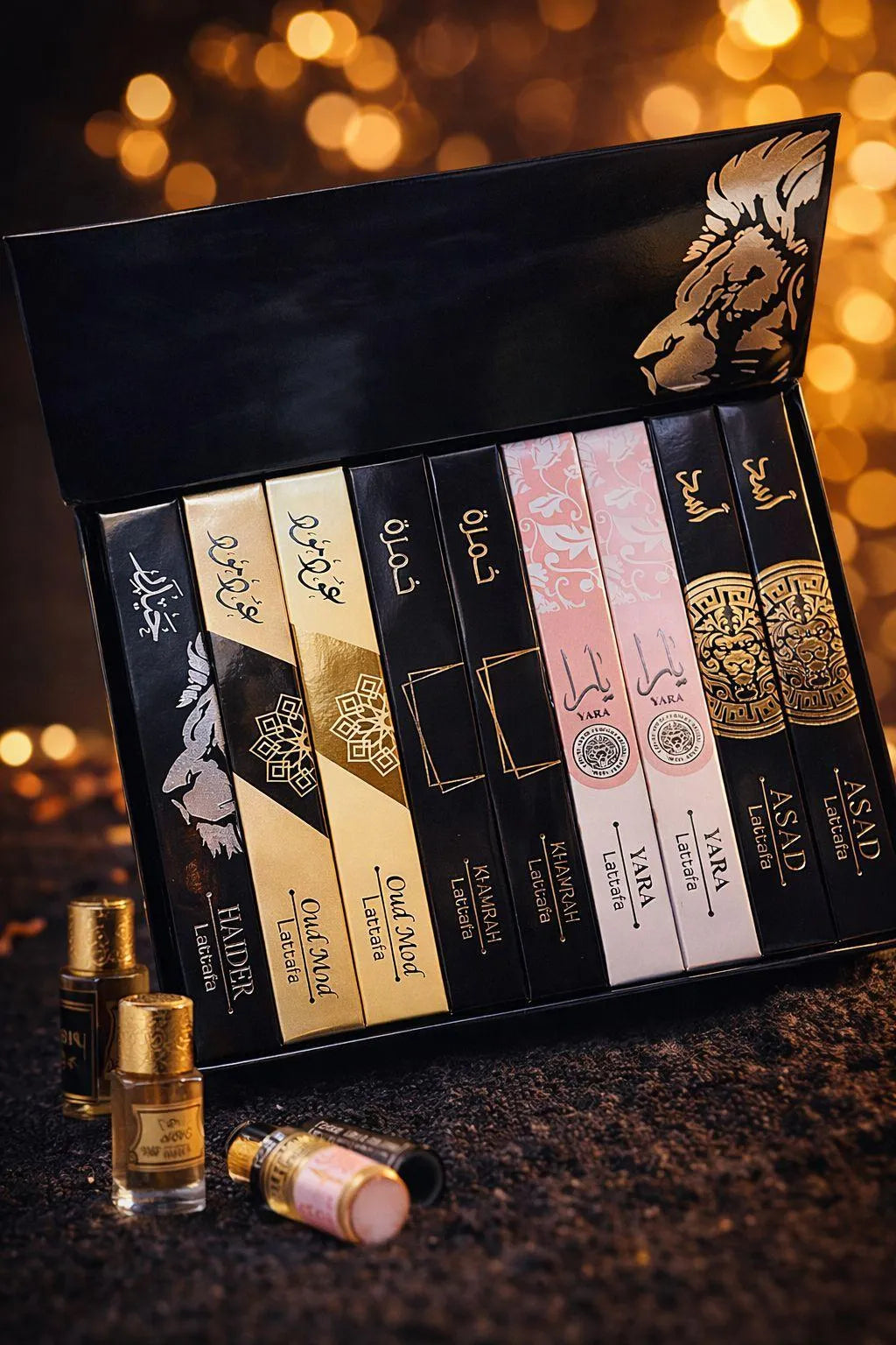 Luxury Mini Fragrance Set for Men with Elegant Packaging