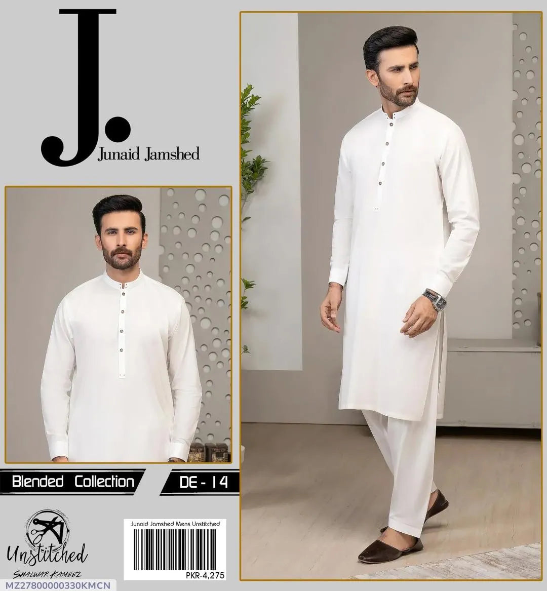 J. Junaid Jamshed Men’s Classic Off-White Graceful Summer/Spring Collection