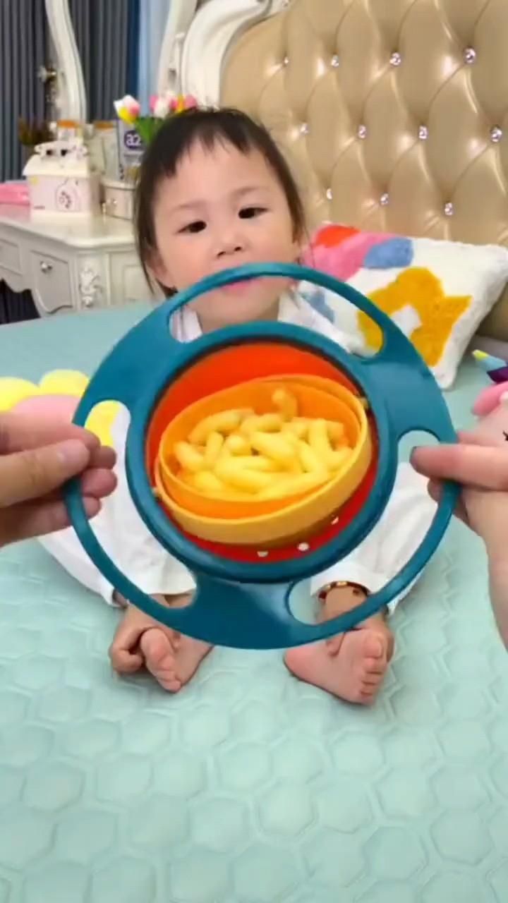 Gyro Bowl 360 Degree Rotation Spill