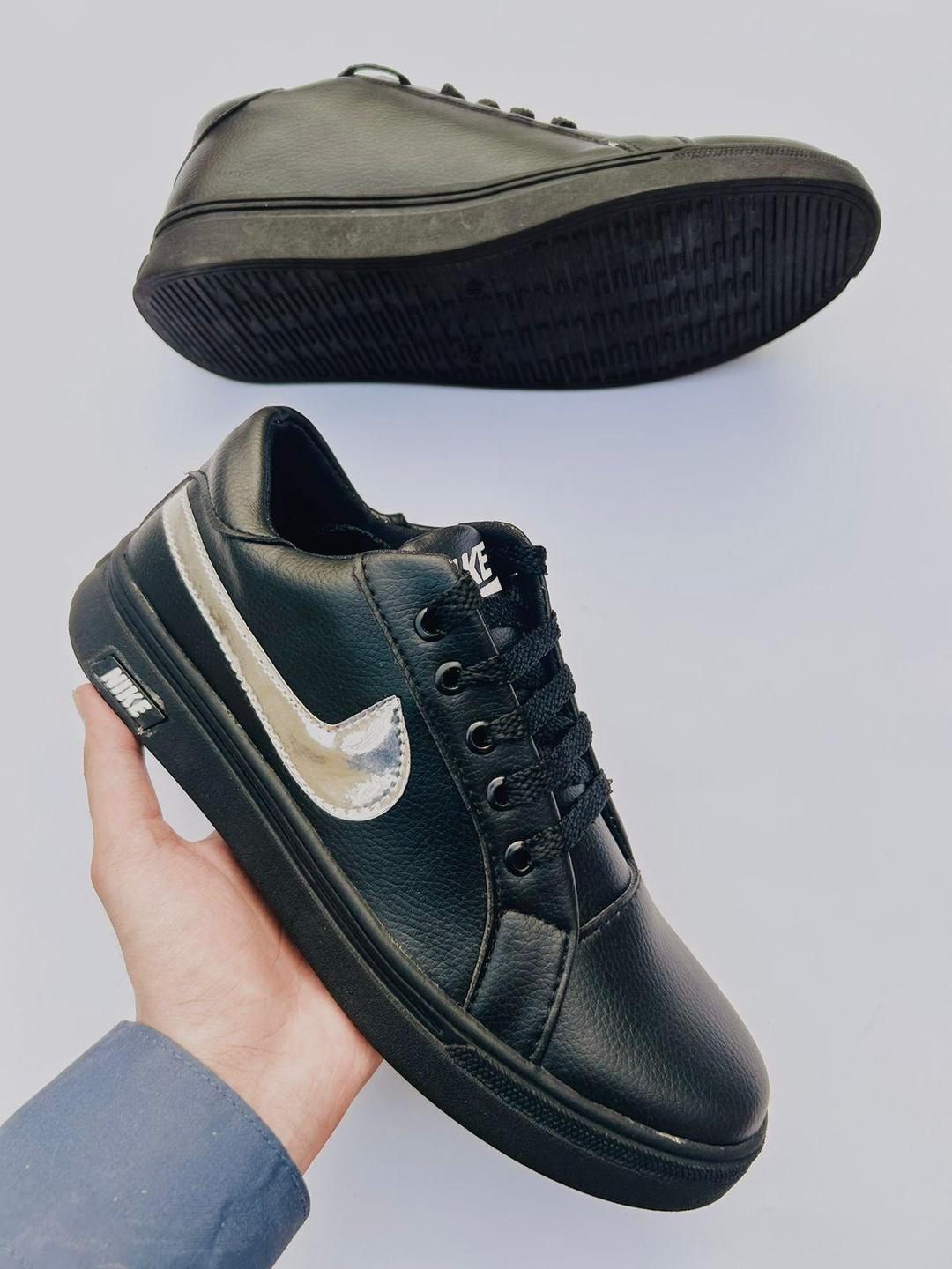 Stealth Black Luxury Casual Shoes - Men's Urban Streetwear