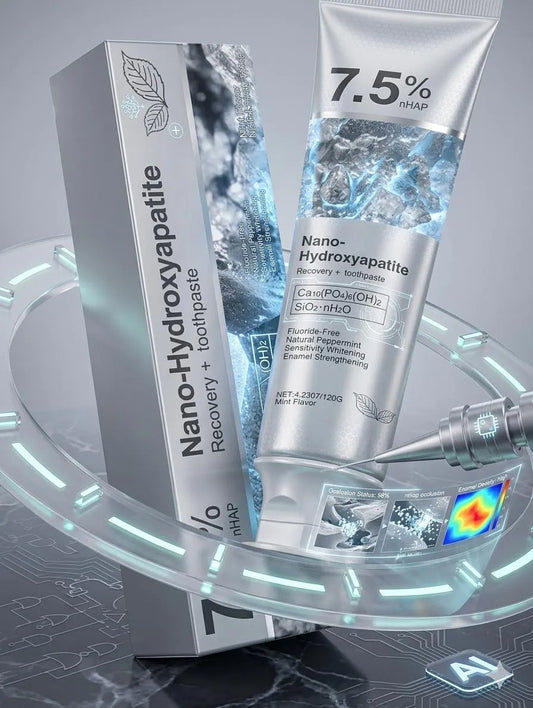 Advanced 7.5% nHAp Toothpaste for Natural Whitening