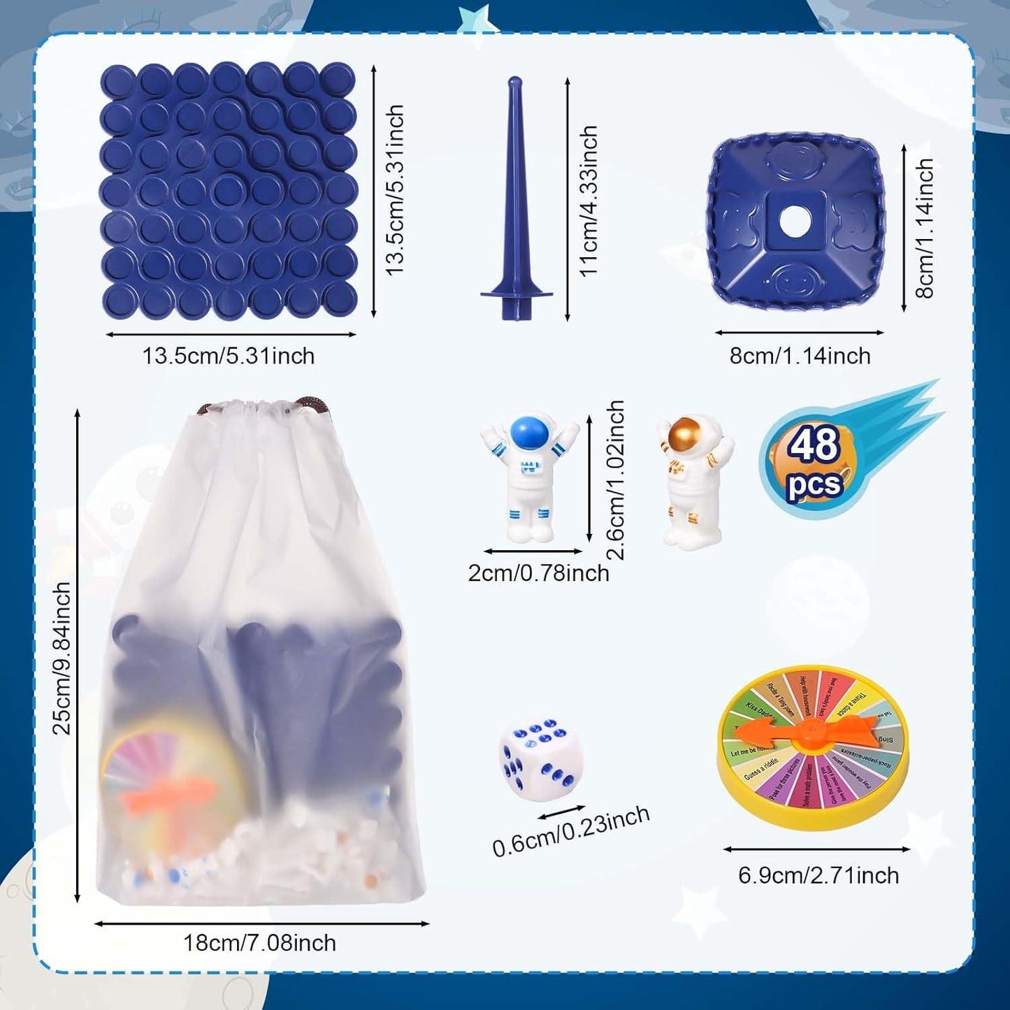Astronaut Balance Tree Game Set for 2 Players