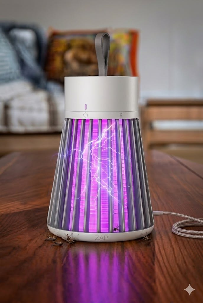 Ultra-Sonic Mosquito Killer Lamp