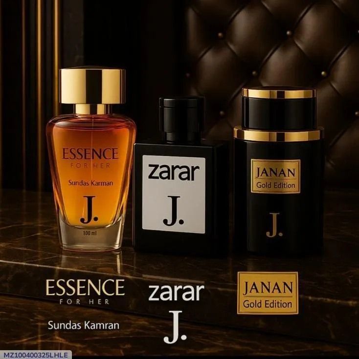 Janan+Essense+Zarar Pack Of 3 Perfumes Collection for Men
