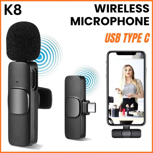 Portable -wireless Mic for Vlogging, YouTube & TikTok