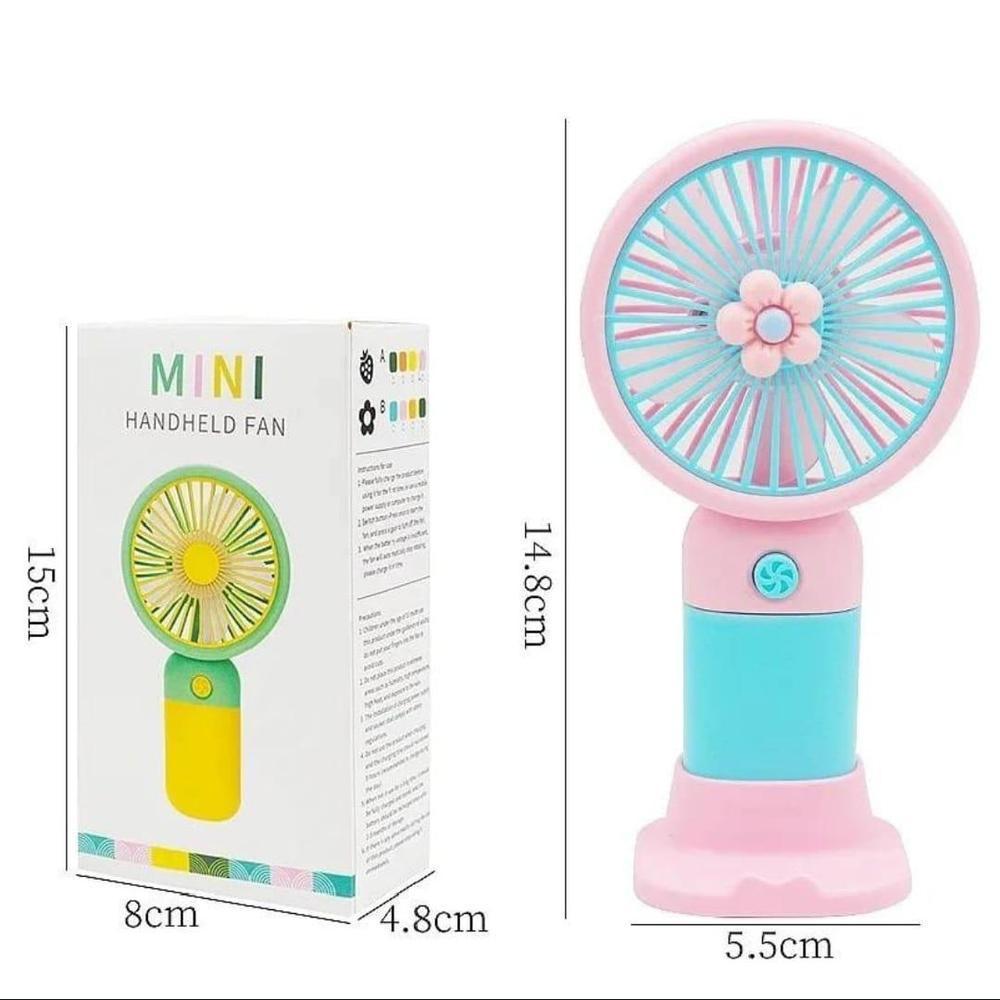 Mini Portable Fan 1.5W Fast Charge Multicolor