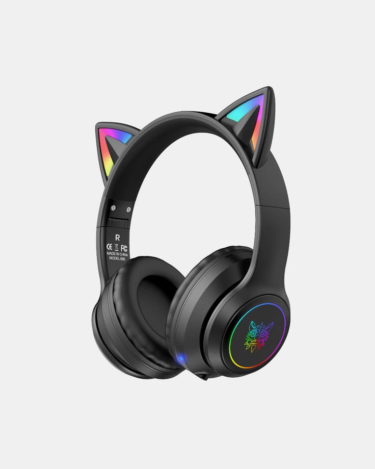AuraTune Cat Ear Wireless – 55H Playtime Edition