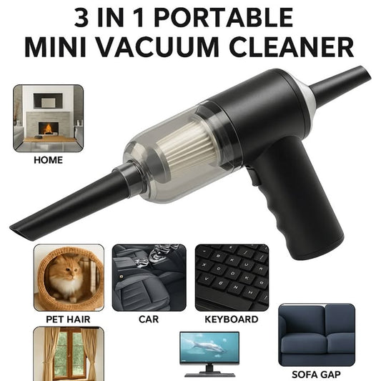 3-in-1 Portable Wireless Vacuum Cleaner