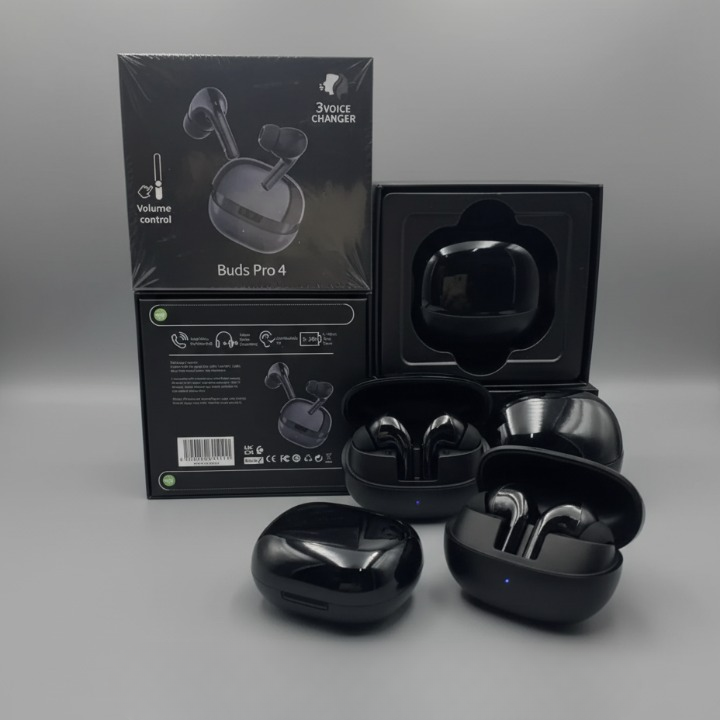 Buds Pro 4 — Chrome Edition Wireless Earbuds