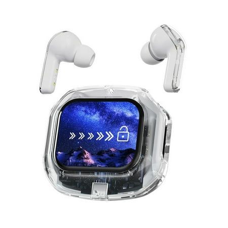 2-in-1 Smart Display Wireless Earbuds