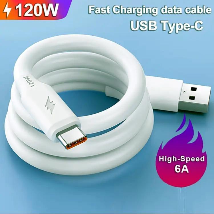 120W Ultra-Fast Type-C Data Cable (2 pacs)