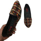 : Premium Hand-Woven Geometric Loafers