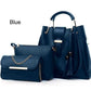 Luxury 3-Piece Maroon Handbag Set
