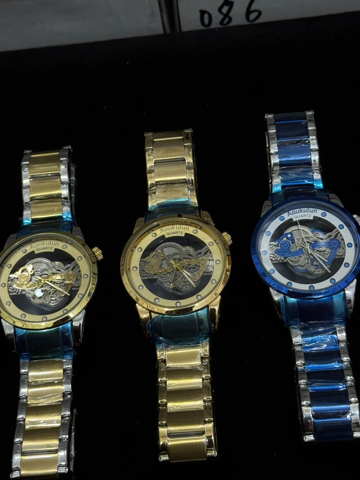Aaukulun Skeleton Blue — Luxury Mechanical Art Edition