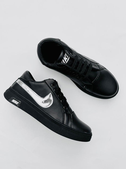 Stealth Black Luxury Casual Shoes - Men's Urban Streetwear