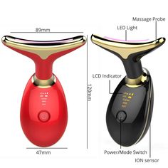 Pro: 3-in-1 LED Neck & Face massager