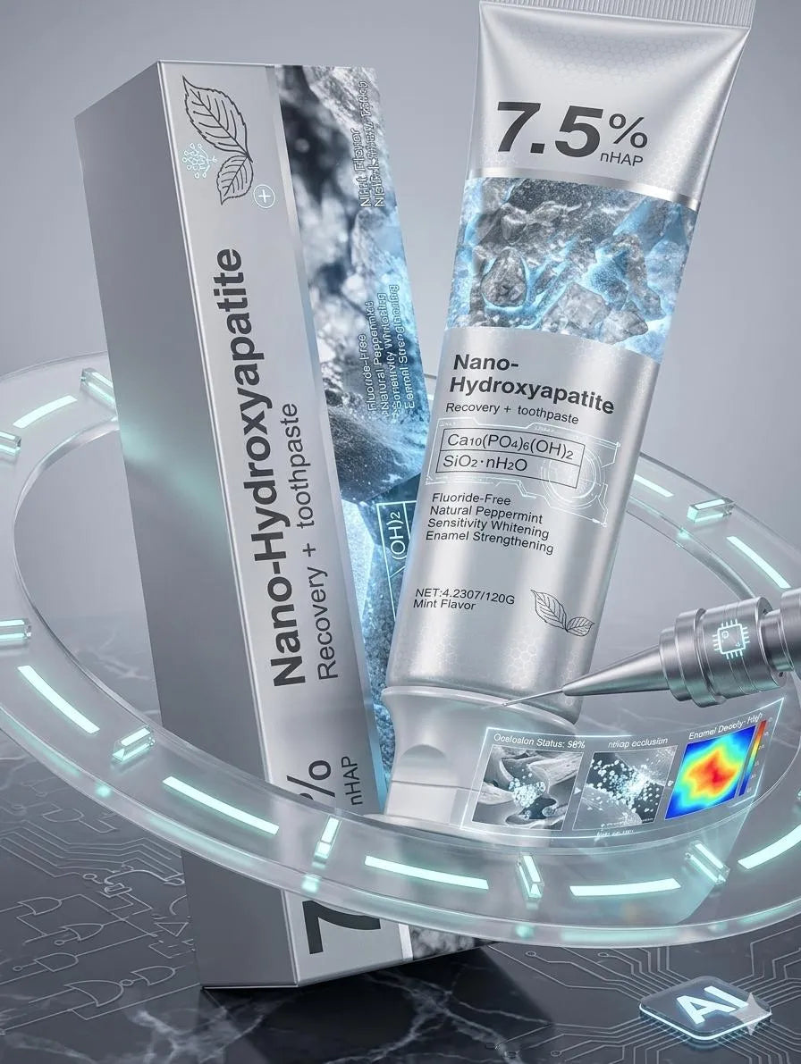 Advanced 7.5% nHAp Toothpaste for Natural Whitening
