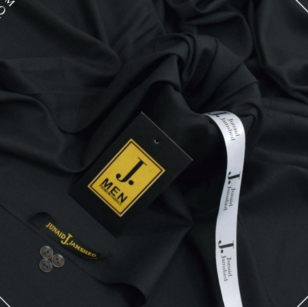 J. Junaid Jamshed Premium Black Luxury Wash & Wear Edition