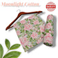 : Elegant Women’s Unstitched Floral Cotton Fabric – Moonlight Summer Collection
