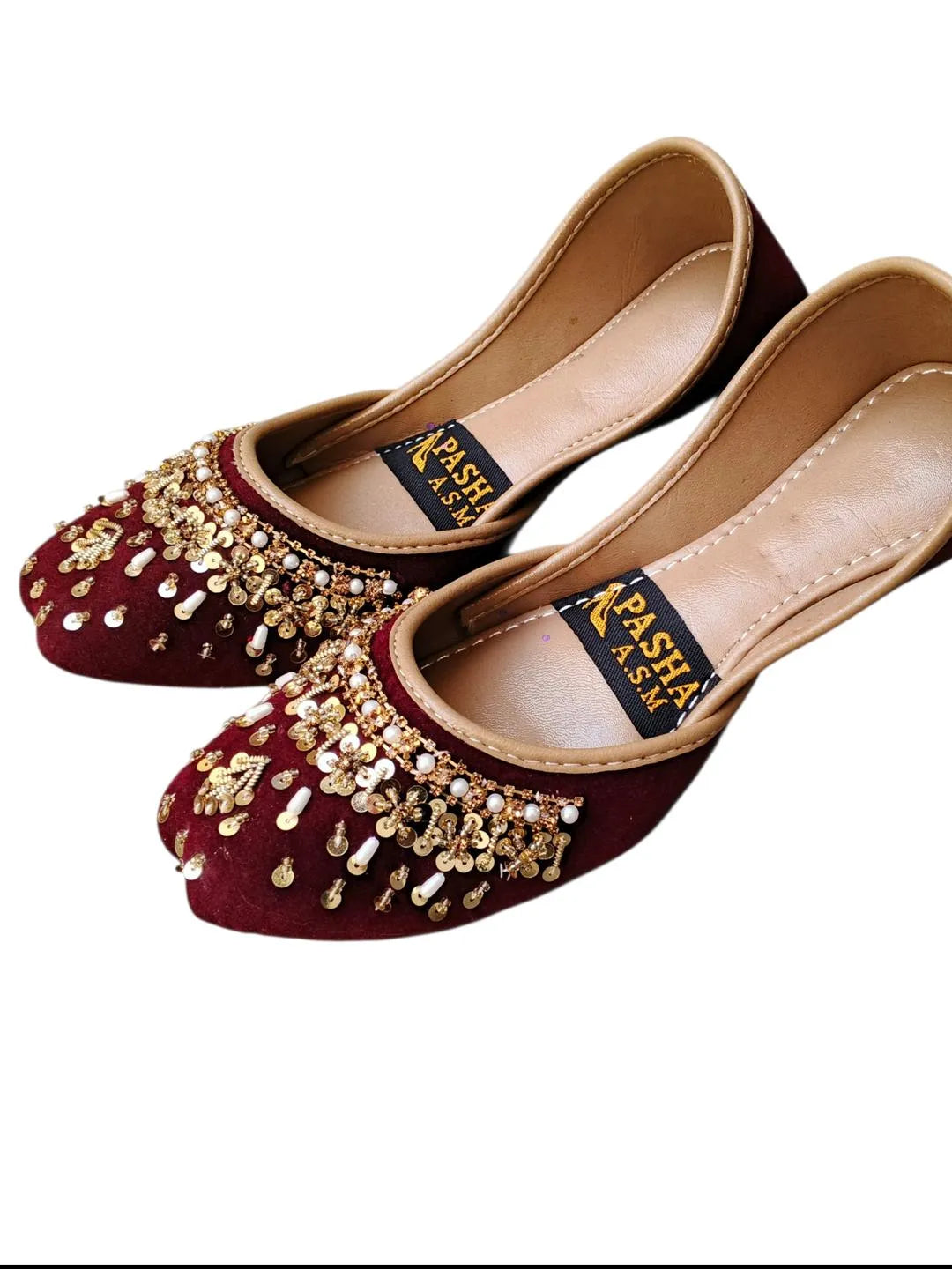 Pashas Traditional Velvet Khussa for Women -