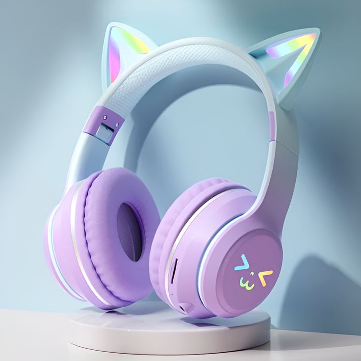 GlowCat LED Headphones 🐱✨