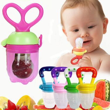 Pack of 2 Baby Shower Cap and Fruit Pacifer