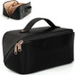 Large Capacity Vegan Leather Vanity Case