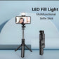 Pro-Capture 3-in-1 Bluetooth Selfie Stick & Tripod with Fill Light