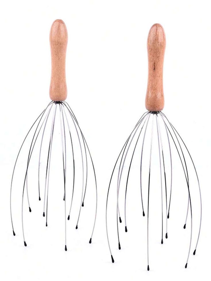 Manual Scalp Massager & Head Scraper (Pack of 2)