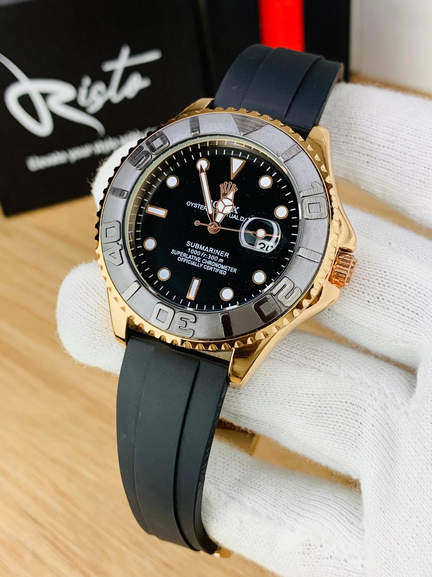 Rose Gold & Matte Black Edition Rolex