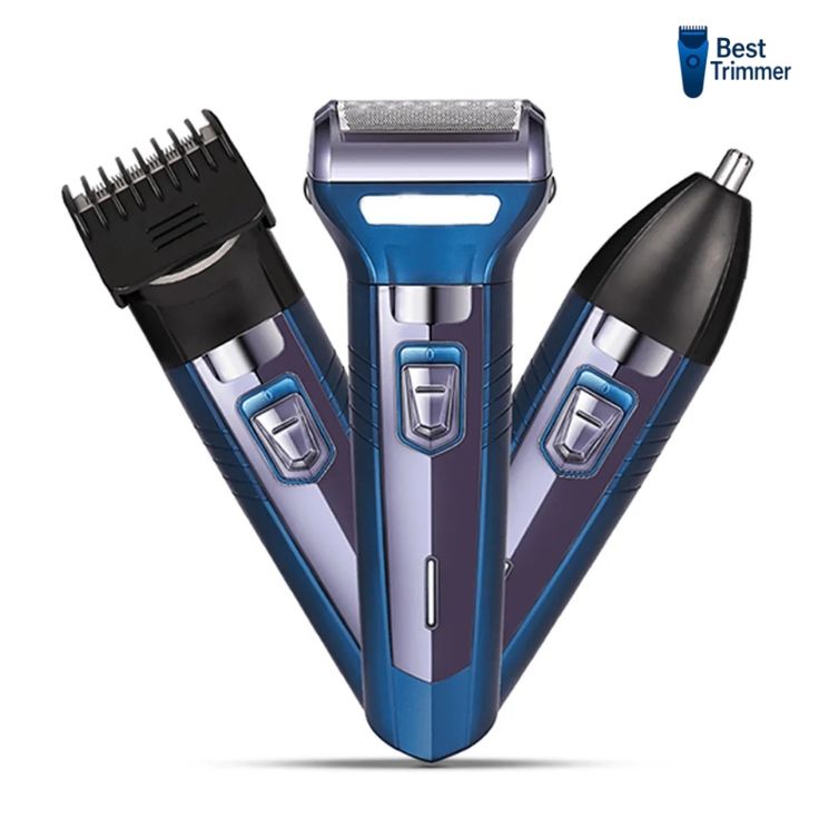 Kemei 3-in-1 Electric Shaver & Trimmer