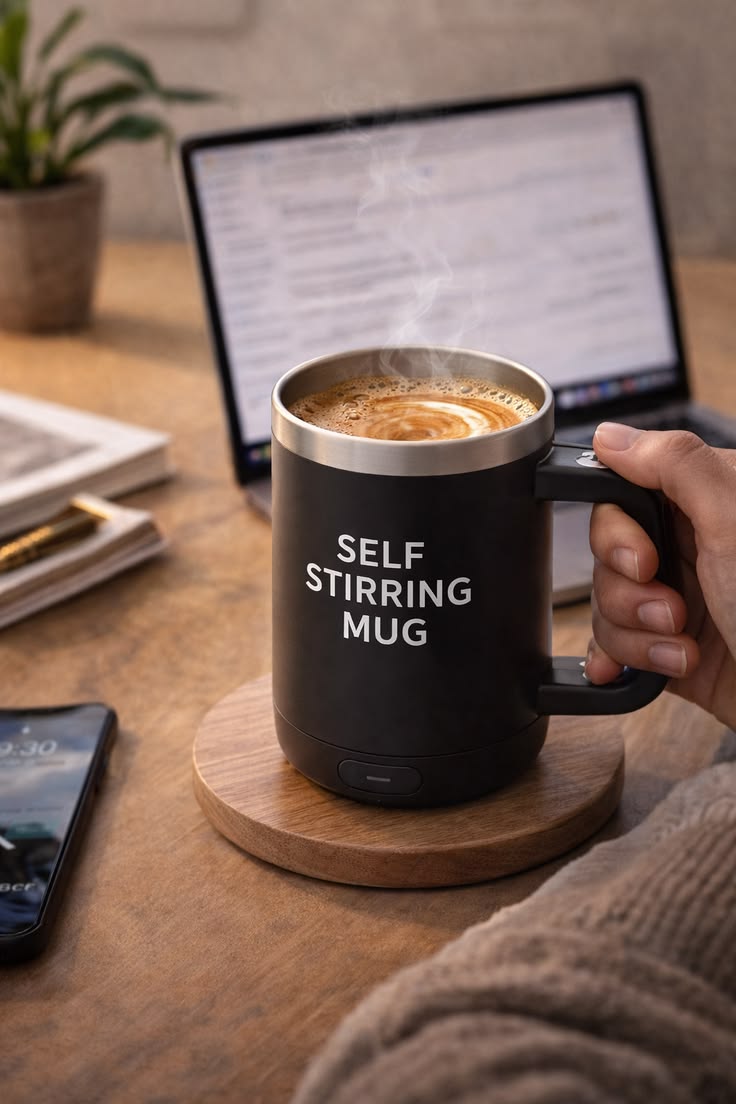 Automatic Self Stirring Mug