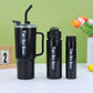 3-Piece Motivational Bottle Set 40oz Adventure Tumbler