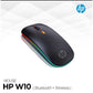 HP W10 Ultra-Slim Dual Mode RGB Wireless & Bluetooth Mouse