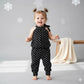 Toddler Black Polka Dot Western Suit Set