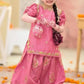 Pink Embroidered Girl's 3-Piece Lawn Suit Set