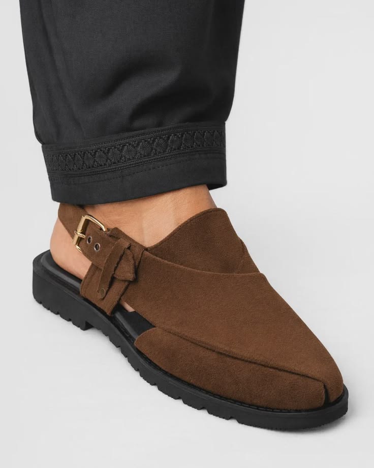 Men’s Premium Suede Peshawari Chappal