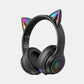 AuraTune Cat Ear Wireless – 55H Playtime Edition