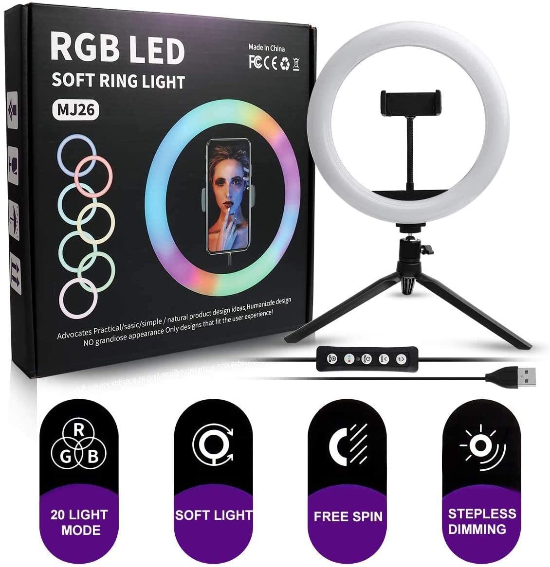 Professional RGB Soft Ring Light