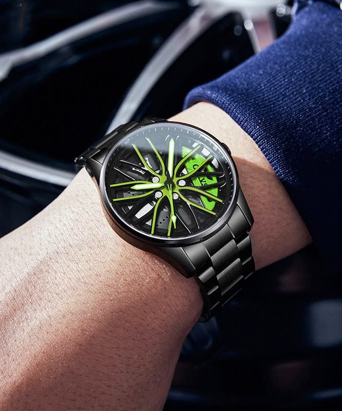 Luxury Car Rim Design Watch