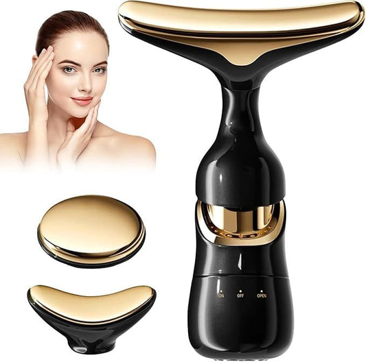 Pro: 3-in-1 LED Neck & Face massager