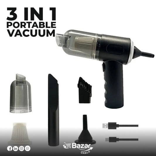 3-in-1 Portable Wireless Vacuum Cleaner