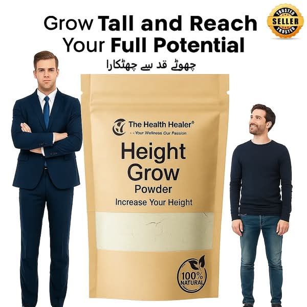 The Health Healer Height Grow Powder 100g
