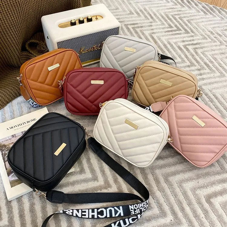 Luxe Quilted Crossbody Bag