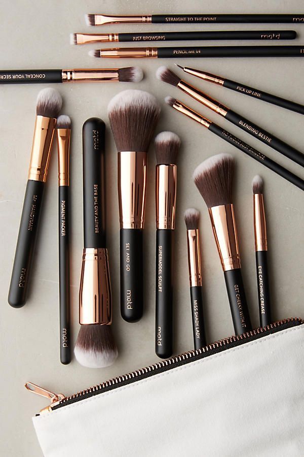 Premium Rose Gold Makeup Brush Set