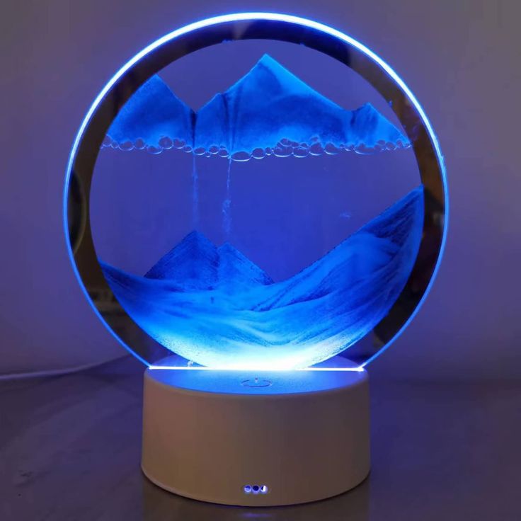 3D Motion Sand Art LED Lamp