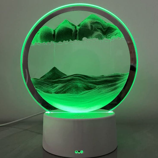 3D Motion Sand Art LED Lamp